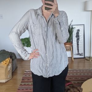 Madewell Striped Button-Up